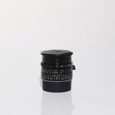 LEICA SUMMICRON-M 28mm f2 ASPH. nero, condizioni perfette, con tappi e scatola