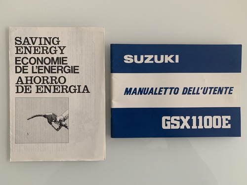 Suzuki gsx 1100 libretto - 1100, e