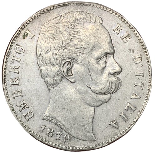 Lire 1879 zecca roma - -,
