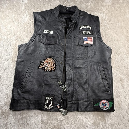 Gilet pelle nativi - , americani