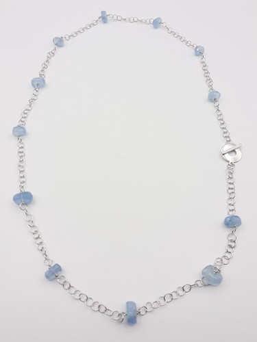 Collana acquamarina argento