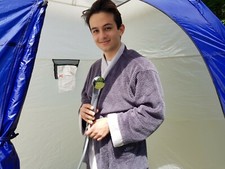 Doccia da campeggio con