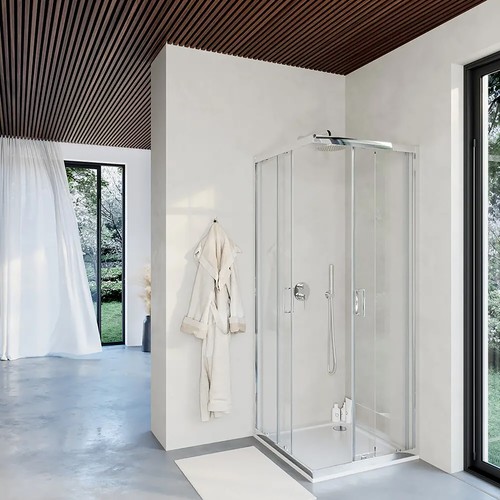 Box doccia angolare apertura - box,