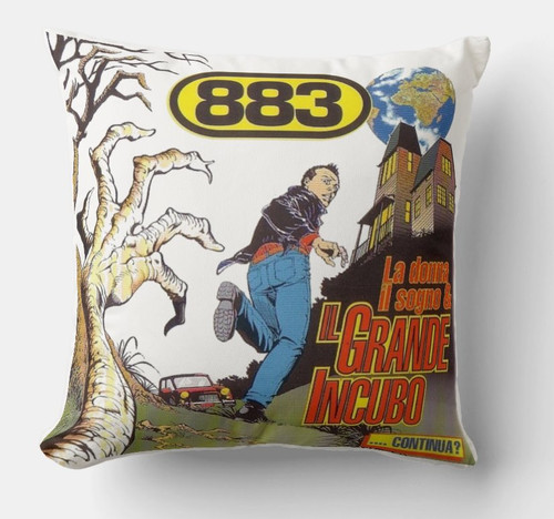 Cuscino 40x40 tributo 883 - cuscino,