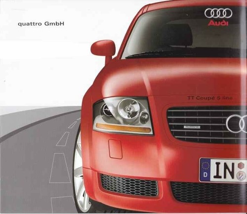 Catalogue brochure audi - brochure, tt