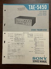 Sony TAE-5450 Preamplificatore