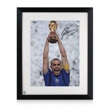 Fabio Cannavaro Signed Italy