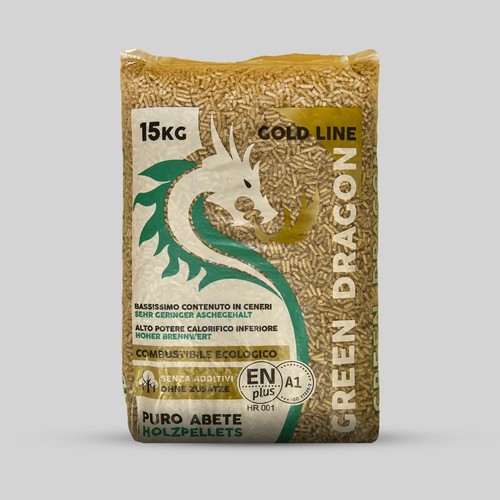 Pellet green dragon abete - green,