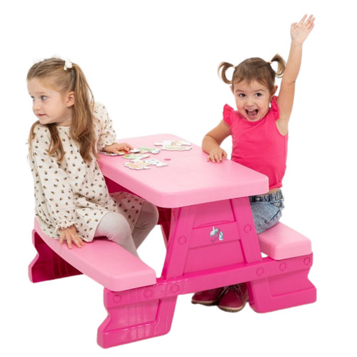 Tavolo picnic rosa per - da,