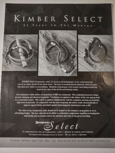 Kimber kable select x38r - select, core