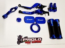 KIT ACCESSORI BLU 7 PEZZI PER YAMAHA TMAX 500/530 2008/2009/2010/2012/2013/14
