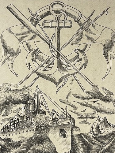 Grande incisione nave 1919 - grande,