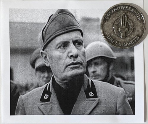 Medaglione mussolini - medaglione,