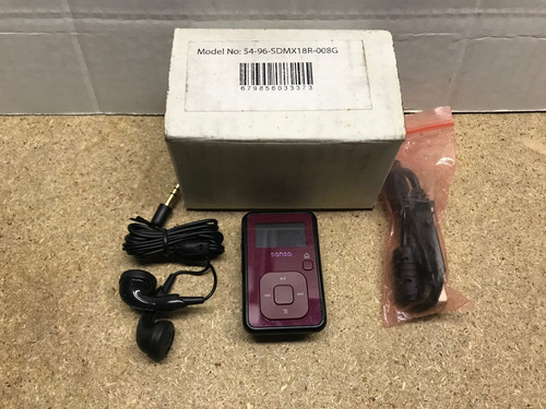 Sandisk sansa clip - clip+, 8gb