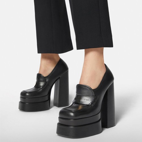 Women square toe block - square,