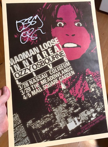 Ozzy osbourne autografo - osbourne, /