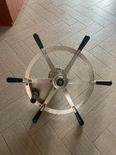 TIMONE BARCA A VELA MOTORE ** DANNEGGIATO ** ARREDO