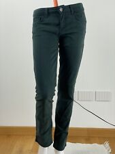 LIU JO BOTTON UP PANTALONE JEANS DONNA VERDE PETROLIO TAG SIZE 42