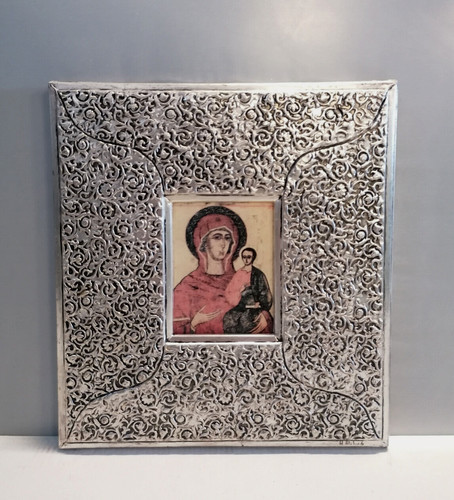 Icona quadro argento - icona,