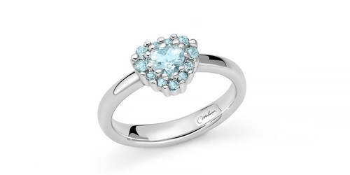 Miluna anello gemma del - anello,