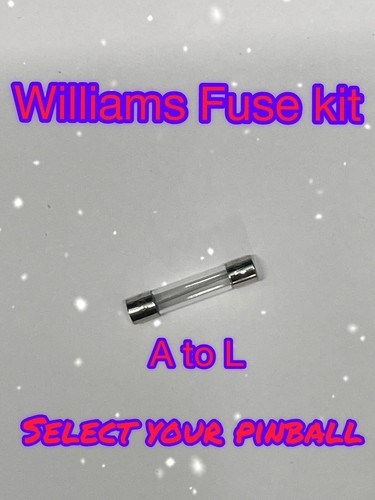 Kit fusibili flipper williams - kit,