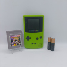 Nintendo Game Boy Color Originale Verde + Mickey Mouse V!!