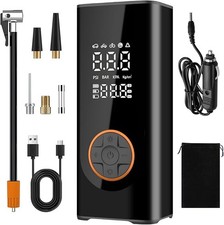 Gonfiatore Digitale a Batteria per Pneumatici,Pompa Portatile per Pneumatici