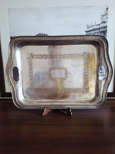 Grande vassoio antico asprey - vassoio,