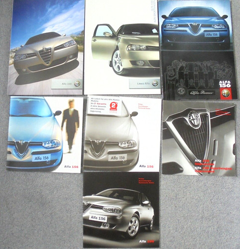 Alfa romeo 156 brochure - romeo,