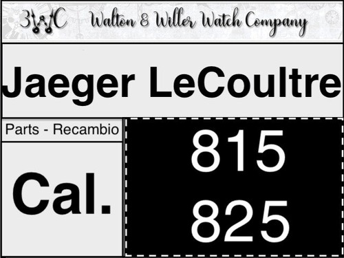 Jaeger lecoultre 815 - pc,