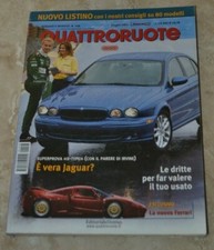RIVISTA QUATTRORUOTE NUMERO 548 ANNO : 2001 GIUGNO - JAGUAR (OK)