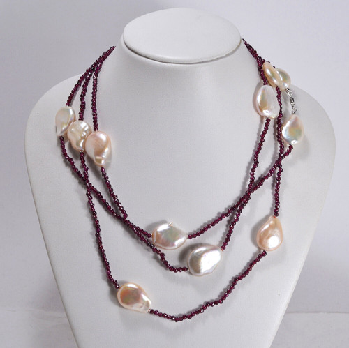 Collana perle barocche - perle,