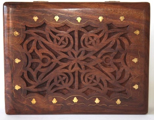 Cassa del tesoro legno - del,
