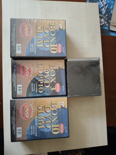 Lotto custodie dvd 2x10 - lotto, dvd/cd