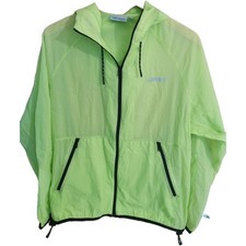 Giacca a vento leggera Carhartt WIP Turrell taglia media full zip cappuccio 