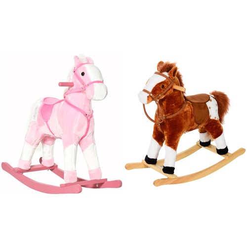 Homcom cavallo dondolo in - homcom,