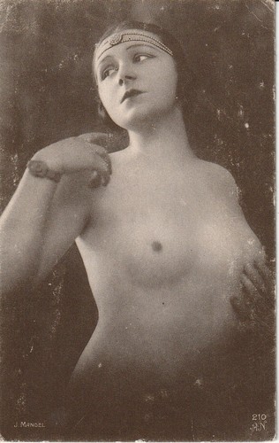 Nudo donna cartolina - di,