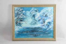 "Paesaggio invernale". Dipinto