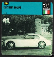 1947 CISITALIA COUPE' ITALIA