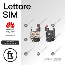 HUAWEI LETTORE SIM SMALL BOARD P30 PRO ORIGINALE SERVICE MICROFONO VOG L29 L09