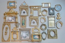 Collezione Casa delle Bambole Specchi Ornati Cornici / Cornici Foto Scala 1/12