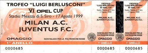 Biglietto stadio trofeo - stadio,