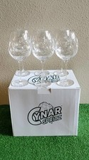 NOVITÀ ASSOLUTA Set Completo 6 Bicchieri Calici di Vetro Cynar Spritz Nuovi