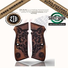 ZIB GRIPS CZ-75 impugnature fatte a mano in legno impugnature Ars.051