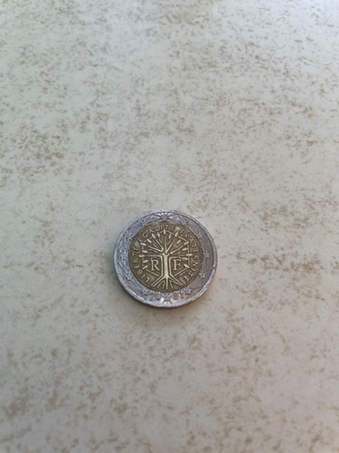 Moneta rara euro francese - moneta, 2 euro