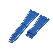 Cinturino orologio pelle blu