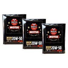 6 LT Olio Motore Minerale Motul Classic 20W50 Auto D' Epoca SF / CC API SF / CF