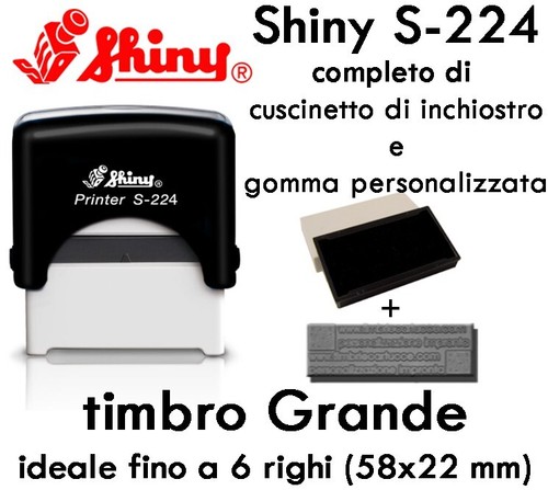 Timbro personalizzato shiny - personalizzato,