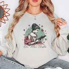 Felpa donna One More Chapter amante del libro lettura maglione donna vintage