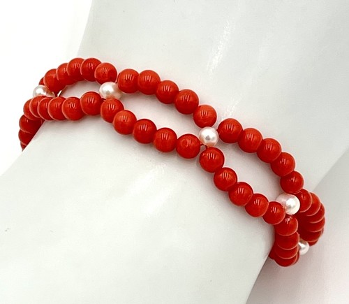 Bracciale corallo rosso - bracciale,